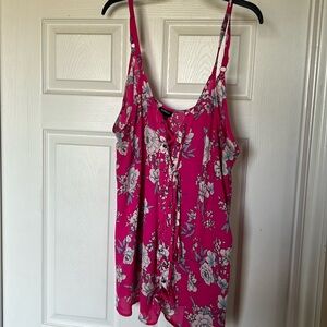 Fun flirty tie up tank